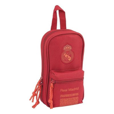 Backpack Pencil Case Real Madrid C.F. Red (33 Pieces)