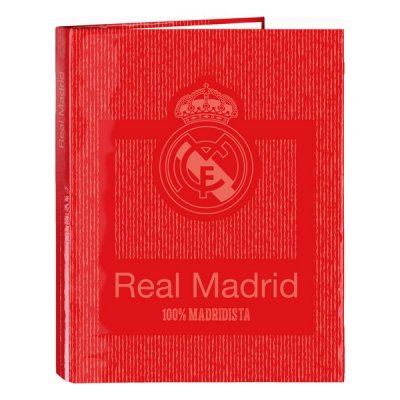 Ring binder Real Madrid C.F. A4 (26.5 x 33 x 4 cm)