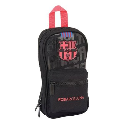 Backpack Pencil Case F.C. Barcelona Black 12 x 23 x 5 cm
