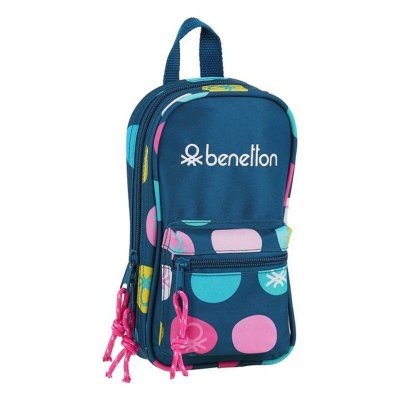 Backpack Pencil Case Benetton (33 Pieces)