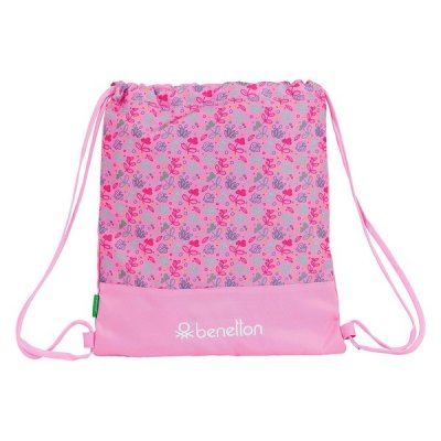 Backpack with Strings Benetton Butterflies