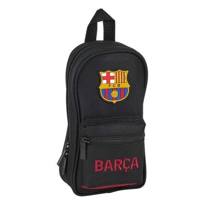 Backpack Pencil Case F.C. Barcelona Black (33 Pieces)