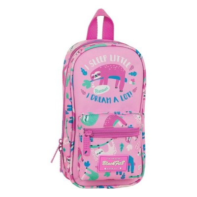 Backpack Pencil Case BlackFit8 Pink (33 Pieces)