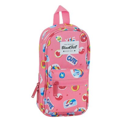 Pencil Case Backpack BlackFit8 Cute Pink (33 Pieces)