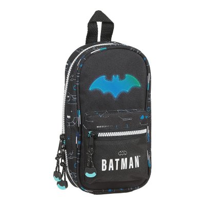 Backpack Pencil Case Bat-Tech Batman Black (33 Pieces)
