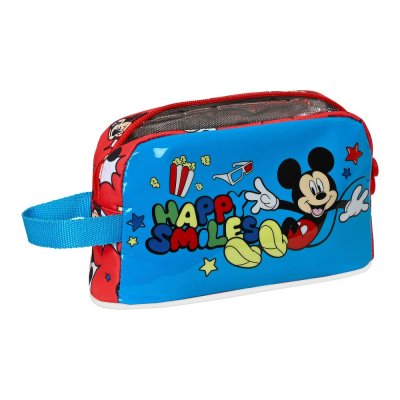 Thermal Lunchbox Mickey Mouse Clubhouse Happy smiles Blue Red 21.5 x 12 x 6.5 cm