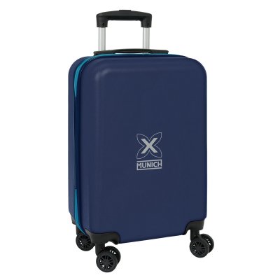 Munich Cabin Trolley Marineblå 20'' 20 L 34, 5 x 55 cm Mørkeblå Polyester