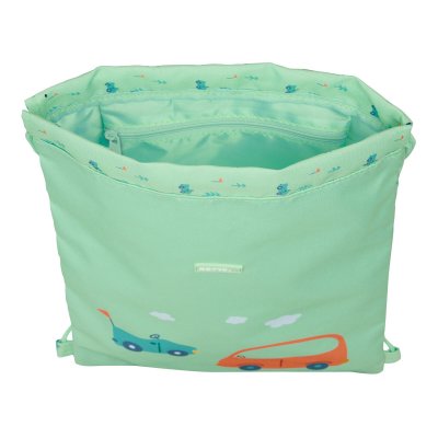 Safta Ryggsekk med Stringer Coches Grønn 26 x 34 1 cm