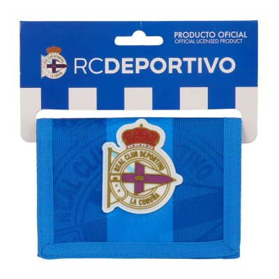 R. C. Deportivo de La Coruña Lommebok Blå 12. 5 x 9. 1 cm Polyester