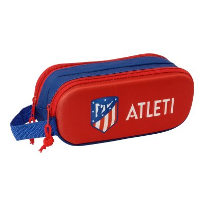 Atlético Madrid Dobbelbag Rød 21 x 8 6 cm 3D Polyester