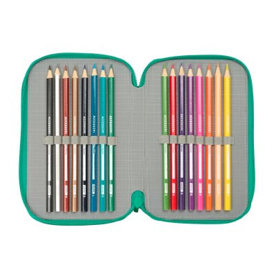 Real Betis Balompié Trippel Pennal Akvamarin 12, 5 x 19, 5, cm 37 Deler Polyester