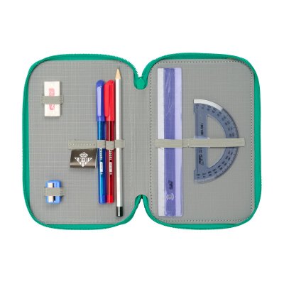 Real Betis Balompié Trippel Pennal Akvamarin 12, 5 x 19, 5, cm 37 Deler Polyester