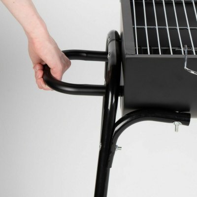 Aktive Kullgrill med Stativ 91 x 33 71 cm Rustfritt stål