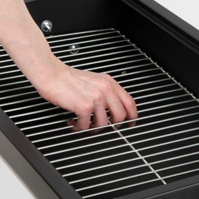 Aktive Kullgrill med Stativ 91 x 33 71 cm Rustfritt stål