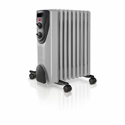 Taurus Oljefylt Radiator (9 kammer) DAKAR1500 Grå 1500 W Svart
