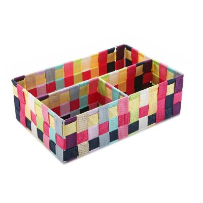 Box with compartments Versa Multicolour (21 x 10 x 32 cm)