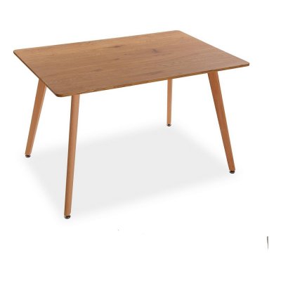 Dining Table Versa Martha Brown MDF Wood (80 x 75 x 120 cm)