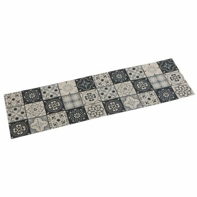 Bordløper Versa Mosaikk Grå Polyester (44,5 x 0,5 x 154 cm)