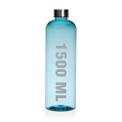 Water bottle Versa Blue 1,5 L Steel polystyrene