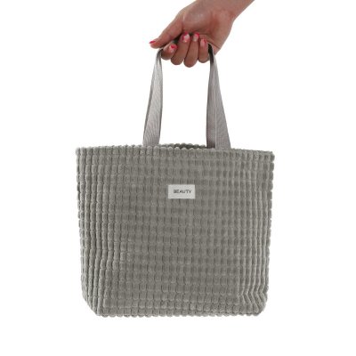Håndveske for Kvinner Versa Corduroy Blå 9 x 22 x 23 cm