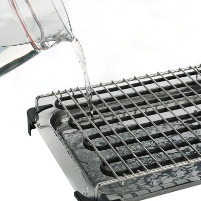 JATA Elektrisk Grill BQ101 2400 W Svart Rustfritt stål