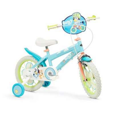 Bluey Barnesykkel Bluey 14" Blå Grønn