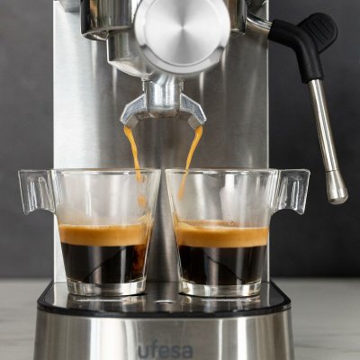 UFESA Elektrisk Kaffemaskin 71706117 Rustfritt stål