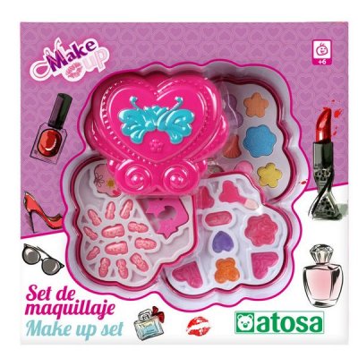 Children's Make-up Set Heart Pink