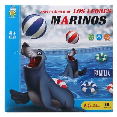 Educational Game Sea lion show Blue (27 x 27 cm)