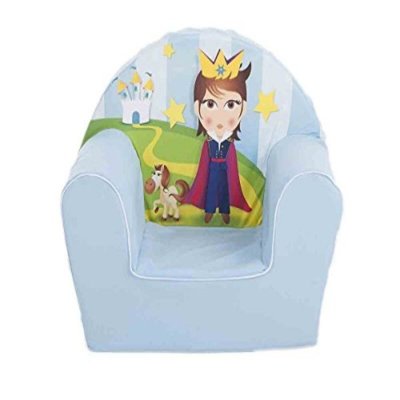 BigBuy Home Barnestol Blå Prinsesse 44 x 34 x 53 cm