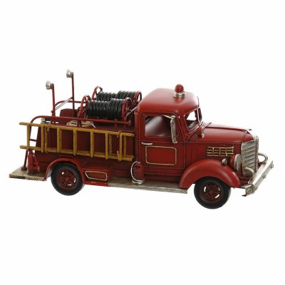 Vehicle DKD Home Decor Vintage Fire Engine (25 x 10 x 11 cm)