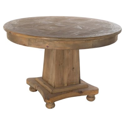 Dining Table DKD Home Decor Pinewood (120 x 120 x 78 cm)
