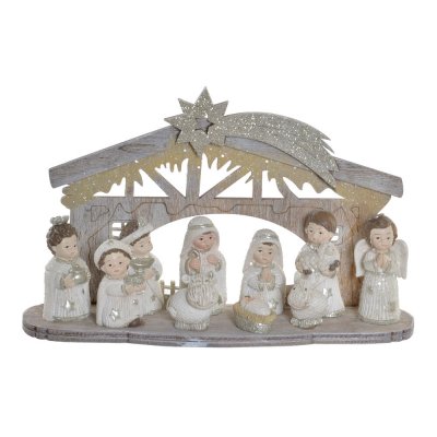 Christmas bauble DKD Home Decor Nativity/Bethlehem (17 x 5 x 11 cm)