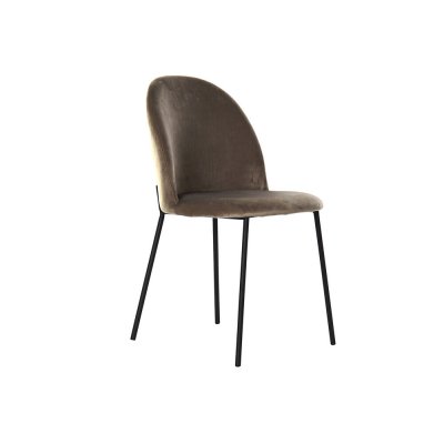 Chair DKD Home Decor Metal Brown (44 x 55 x 82 cm)