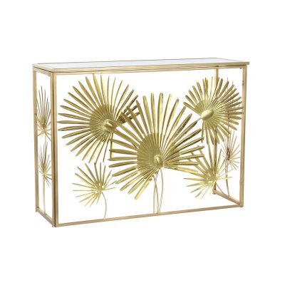 Side table DKD Home Decor 108 x 37 x 79,5 cm Mirror Golden Metal