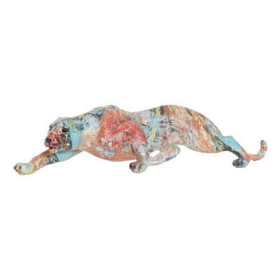 Decorative Figure DKD Home Decor Resin Panther (39 x 10 x 9 cm)