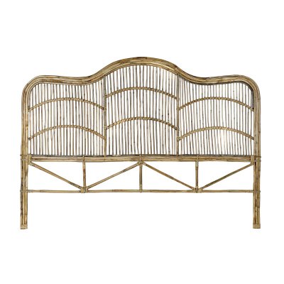 DKD Home Decor Senge gavl Hvit Naturell 178 x 4 128 cm