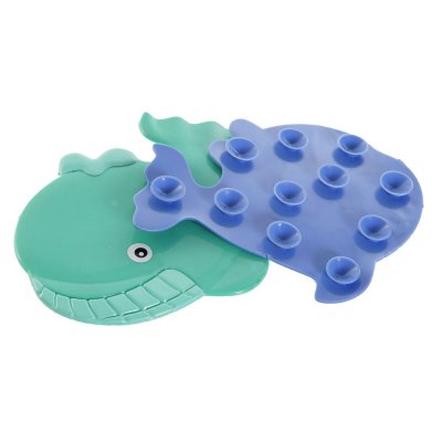 DKD Home Decor Badeteppe DKD Home Decor 11,5 x 1 x 10 cm Blå Turkis Barne PVC 10 cm (2 enheter)