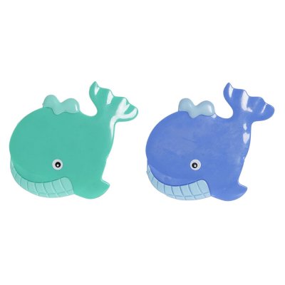 DKD Home Decor Badeteppe DKD Home Decor 11,5 x 1 x 10 cm Blå Turkis Barne PVC 10 cm (2 enheter)