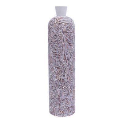 Vase DKD Home Decor White Resin Tropical (14 x 14 x 60 cm)