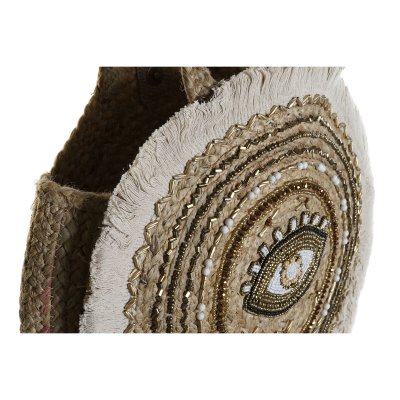 Håndveske for Kvinner DKD Home Decor Svart Beige Naturell 36 x 12 x 36 cm (2 enheter)