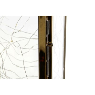 DKD Home Decor Lyhty Gyllen Rustfritt stål 15 x 14 36 cm