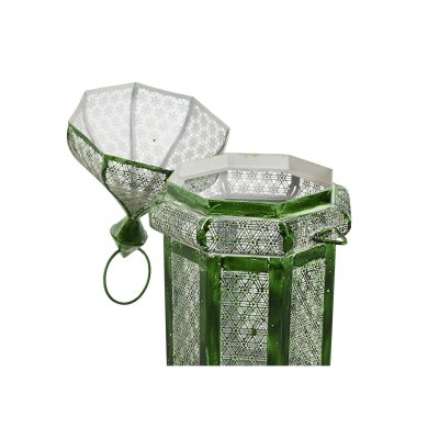 Home ESPRIT Lykter Grønn Metall Orientalsk 23 x 57 cm (2 Deler)