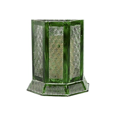 Home ESPRIT Lykter Grønn Metall Orientalsk 23 x 57 cm (2 Deler)