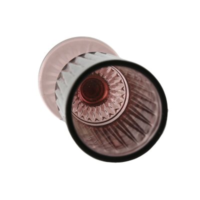 Home ESPRIT Koppesett rosa Krystall 6 x 18, 4 cm (6 enheter) Glass