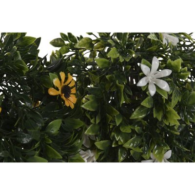 Home ESPRIT Dørstopper PVC 18 x 36 cm (2 enheter) Hvit Polyester