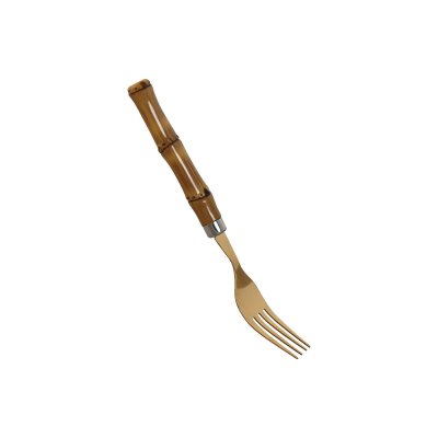 Home ESPRIT Bestikk Gyllen Naturell Rustfritt stål ABS 3 x 2 16 cm 24 Deler