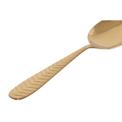 Home ESPRIT Bestikk Gyllen Rustfritt stål 2 x 0, 4 22, 5 cm 16 Deler