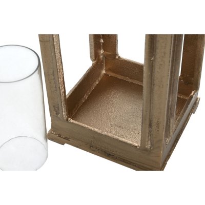 Home ESPRIT Lyhty Gyllen Aluminium Krystall Vintage 17 x 78 cm