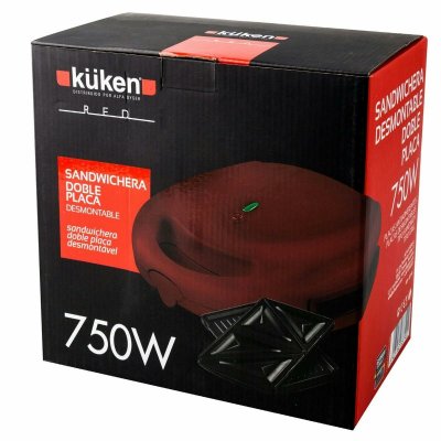 Küken Smørbrødjern 33790 Rød 750 W